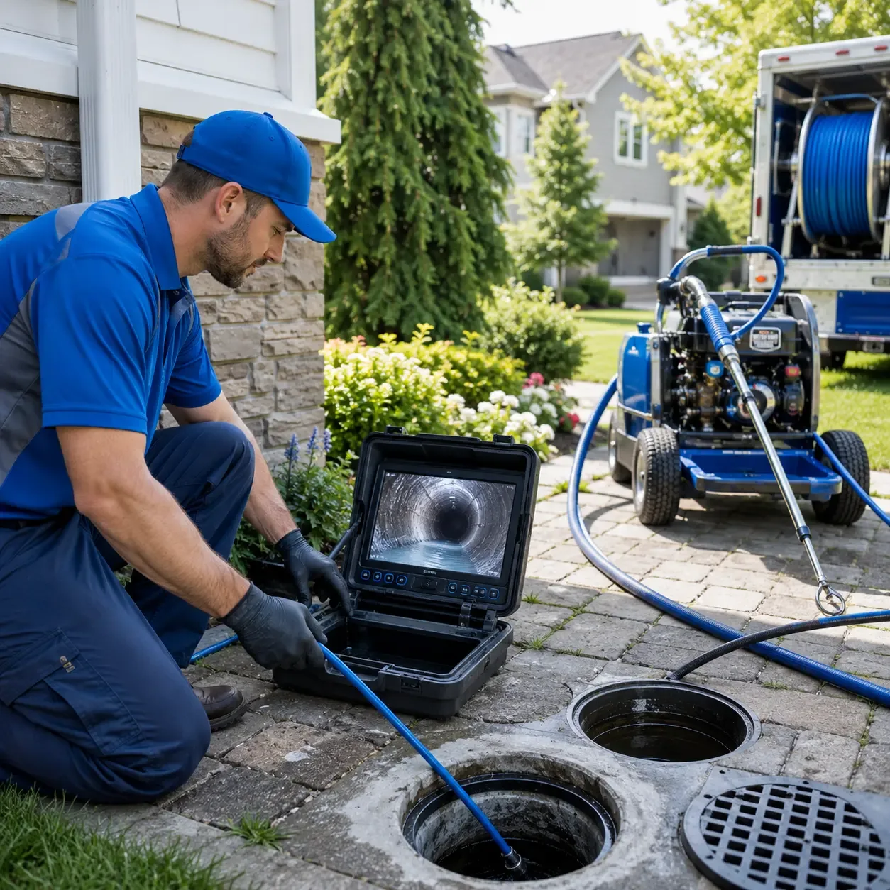 Outdoor drain cleaning professionals serving Hull, IA
